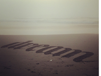 Beach Dreaming beachcalligraphy calligraphy