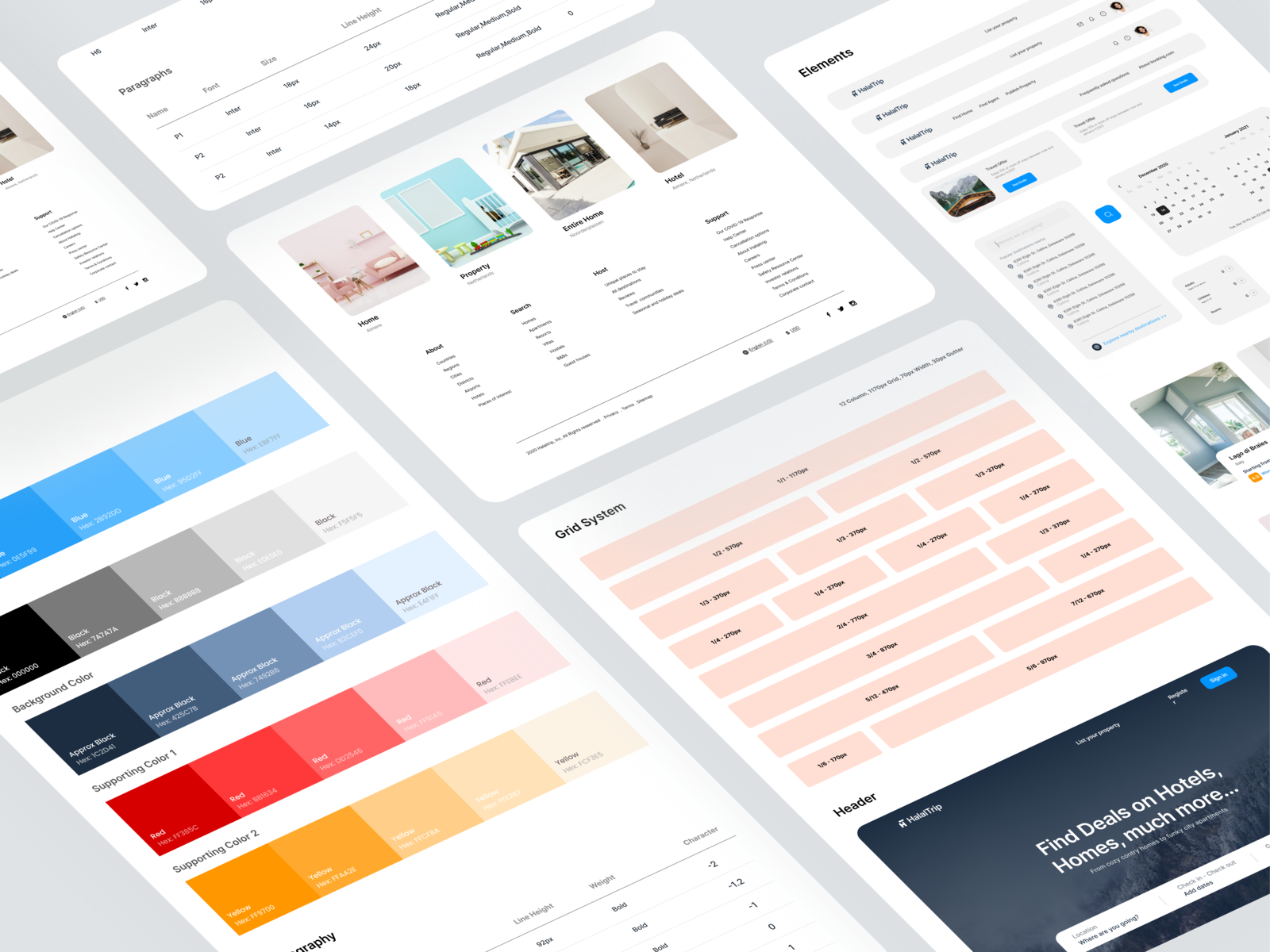 Design System based on Real estate Website by Muhammad Salim on Dribbble