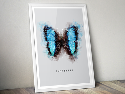 Rorschach Butterfly Poster butterfly poster rorschach