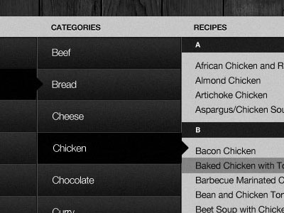 Recipe Manager Web App recipe web app wood