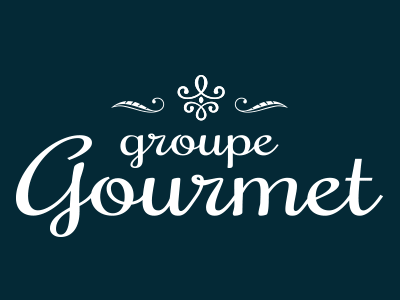 Groupe Gourmet Pattern branding fleur de lis gourmet groupe logo pattern