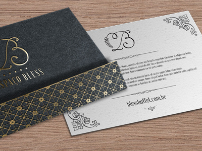 Opening day Invitation - Bless bless envelope gold foil invitation letterpress wedding