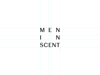 MEN IN SCENT art branding design icon illustrator lettering logo minimal typography vector