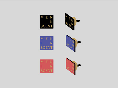 MEN IN SCENT branding design flat icon illustrator lettering logo minimal typography vector