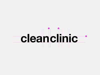 cleanclinic art branding design icon illustrator lettering logo minimal typography vector