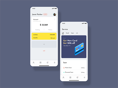 Bank app Concept Design