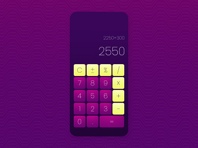 Calculator 040 app calculator caulculator ui challange colorful daily ui daily ui 004 dailyui dailyuichallenge design minimal ui vector web