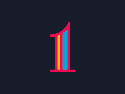 36 Days of Type – 1 1 36daysoftype alphabet lettering number type typography