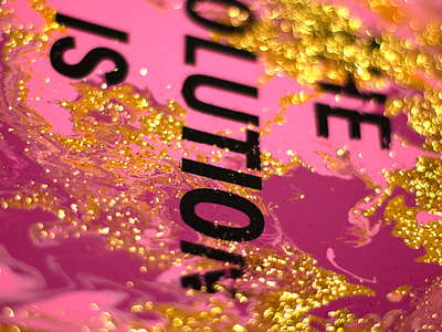 Glittery Goodness design fluid design fluid pouring glitter paint screenprint screenprinting typography