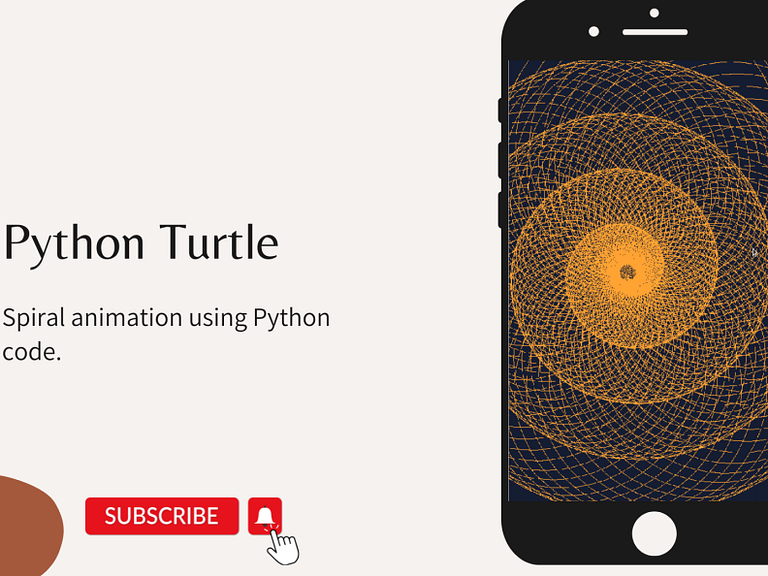 Python Turtle 🐢 - Circle animation using Python code || by Ishrat jahan ...