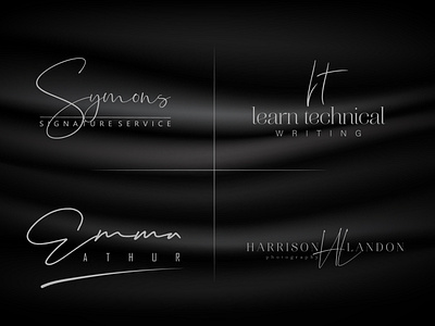 Creative Signature Handwriting Logo design