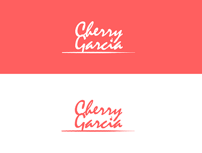 Cherry Garcia branding design flat minimalist logo typography weeklywarmup