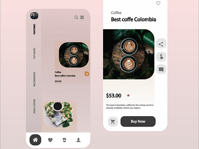 Design App Coffee | UI & UX