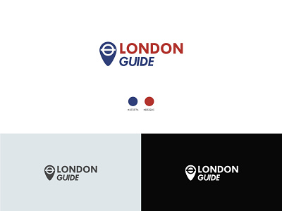 London Guide - Brand branding design logo vector