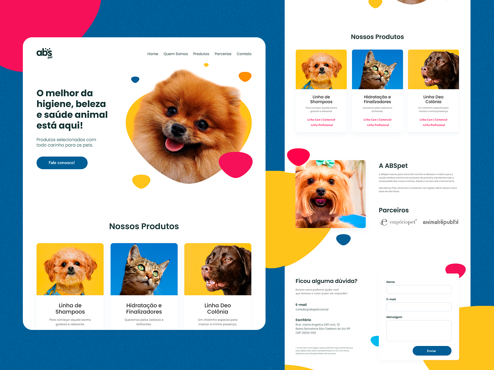 ABS Pet Pet Supplies Distributor by Caroline on Dribbble