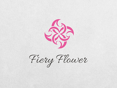 Logo Design | Fiery Flower - Light