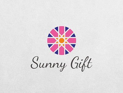 Logo Design | Sunny Gift - Light brand branding design flat identity logo minimal minimalist modern vector