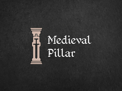 Logo Design | Medieval Pillar - Dark