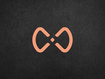 Logo Design | Letter CC Bowtie - Dark