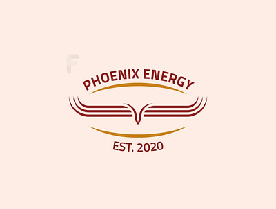 Phoenix Energy brand branding design flat identity logo minimal minimalist modern vector