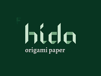 Hida brand branding design flat identity logo minimal minimalist modern vector