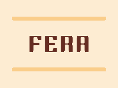 Fera - Font for Sale branding clean design flat font identity minimal simple typeface vector