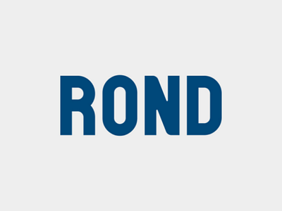 Rond - Font for Sale