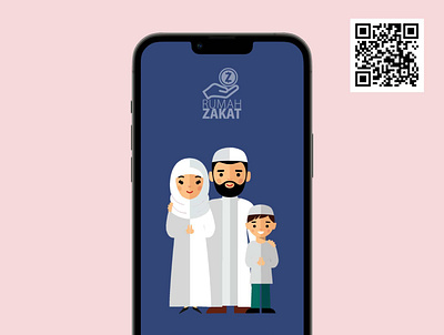 Rumah Zakat Online instagram post mobile app rumah zakat ui