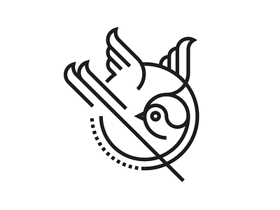 New logo? bird gravual icon logo minimal minimalistic new simple sparrow tattoo