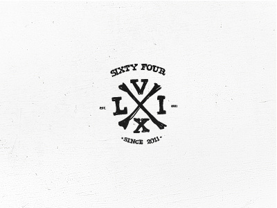 Sixty Four Logo 64 bones drawing drawn four logo sixty