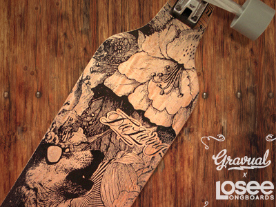 Losee Longboards illustration longboard longboards losee