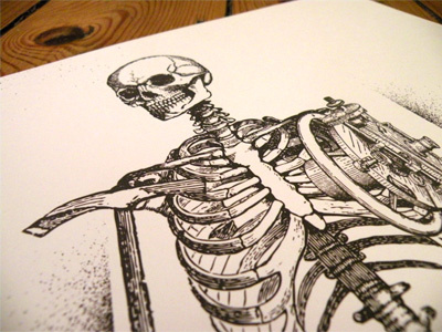 Skeleton illustration skeleton