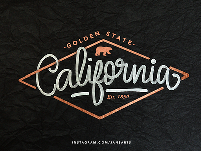 California | Hand Lettering