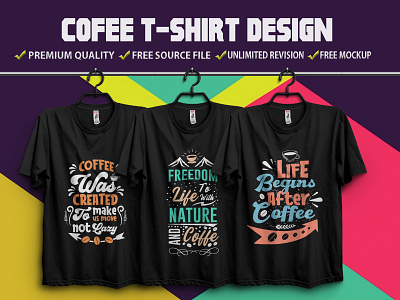 Coffee T-Shirt Design Bundle