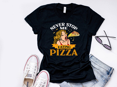 Never stop me eating pizza new pizza t shirt t shirt t shirt design t shirt for website t shitvio