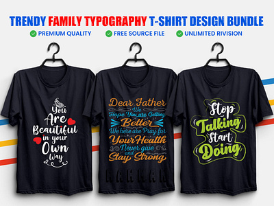 Typography T shirt Bundle