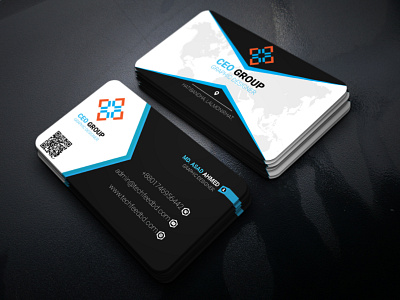 Corporate Business card branding design illustration logo