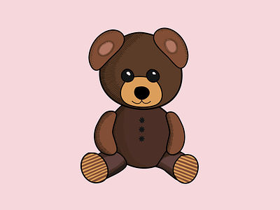 Teddy Bear design illustration vector