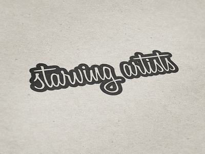 Starving Artists branding design graphic design logo typography