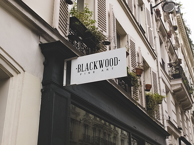 Blackwood Fine Art branding design graphic design logo typography