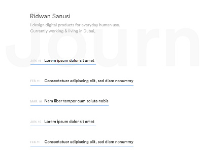 Journal Layout blog journal layout minimal simple