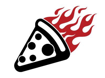 Ken's Wood Fired Pizza branding design illustration logo