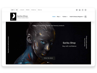 Sarika Shop Website