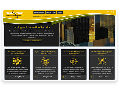 Suraksha Information Security Website blog branding design graphic design landing page portfolio security ui ux web design website