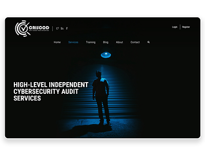 CRISCOD Information Security Training Website app branding dashboard design ecommerce graphic design illustration landing page portfolio shop ui ux web design website
