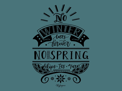 Spring brushletter design graphicdesign lettering logo procreate typography