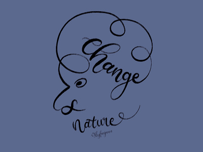 Change brushletter calligraphy design graphicdesign ipadlettering lettering procreate quotes typography