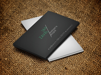 Iuvo, business cards branding business card clean dark identity minimal