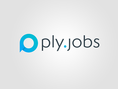 PLY.JOBS Recruitment Tool Branding blue branding circle logo recruitment