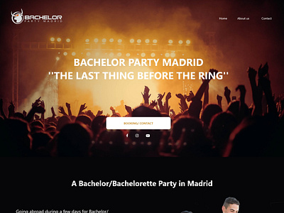 Web Design for Party Organizer Company